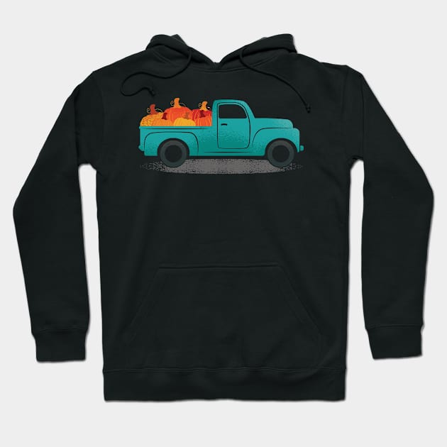 Pick-Up Truck Hoodie by EarlAdrian